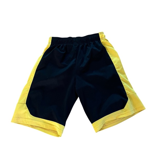🌼 5/$25 Body Glove Boys Black Yellow Athletic Shorts Size 10/12 Basketball - Picture 8 of 9
